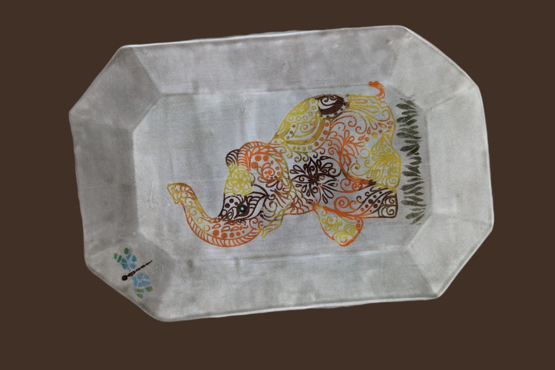 Playful Elephant Platter image 0