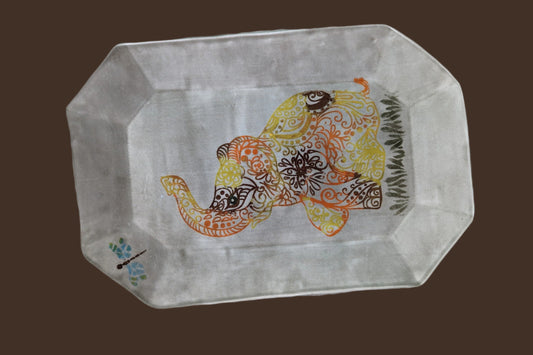 Playful Elephant Platter image 0