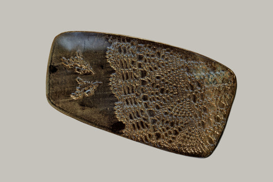 Gramma's Doily Soap & Lotion Dish image 1